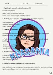 Sprawdzian - klasa 3