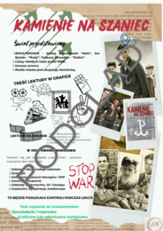 "Kamienie na szaniec" - lekturowa wklejka