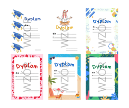200 szablonów dyplomów - na różne okazje