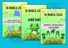 Odliczajmy do wiosny!-14 propozycji -  w 5 wariantach z różnymi datami (16.03 – 20.03)-ponad 100 stron!!!