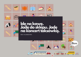 Polski dla obcokrajowców: GRA PLANSZOWA NA (biernik) + DO (dopełniacz) + ŚRODKI TRANSPORTU + CZASOWNIKI RUCHU