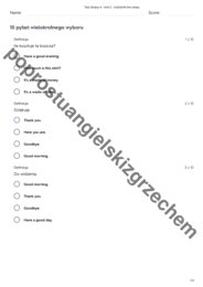 Brainy 4 – Unit 3 – testy