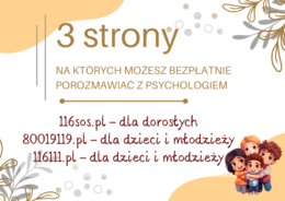 Bezpłatny Plakat - Rozmowa z Psychologiem, pomoc psychologiczna
