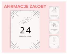 Karty 24 afirmacje żałoby