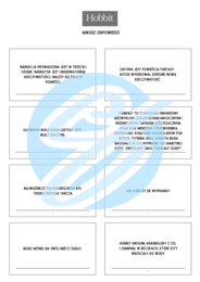 Hobbit, czyli tam i z powrotem – J.R.R. Tolkien | Interaktywne karty do lektury