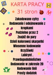 Karta pracy 31 stron