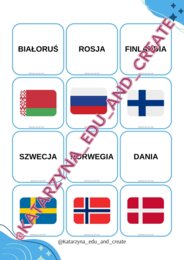 Memory - państwa i flagi Europy