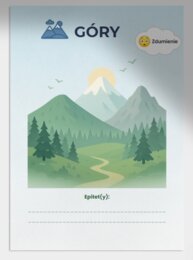 Ilustrowane karty z krajobrazami