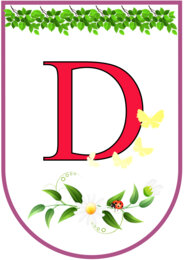 WIOSNA - napis na girlandzie