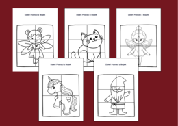 DZIEŃ POSTACI Z BAJEK – biblioteka – świetlica – przedszkole - UKŁADANKA - układanki - puzzle - kolorowanka - 10 szt.