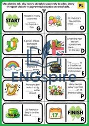 Escape Room St. Patrick’s Day – język angielski kl. 4–6 (40 stron + klucz)