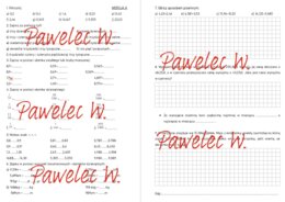UŁAMKI DZIESIĘTNE - sprawdzian z całego działu kl. 6  - 2 wersje/grupy