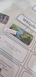 Materiał do zalaminowania/praca w grupach/stacje zadaniowe/układanka/puzzle „Ukształtowanie terenu” w pdf. Przyroda, dział „Poznajemy krajobraz najbliższej okolicy”.