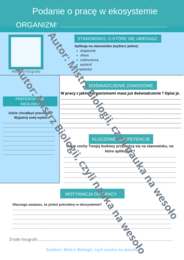 Podanie o pracę w ekosystemie