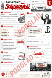 Karta pracy "Solidarność" kl. VIII