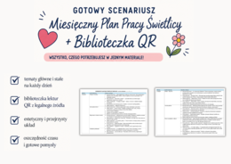 Miesięczny plan pracy świetlicy - gotowy dokument na cały rok