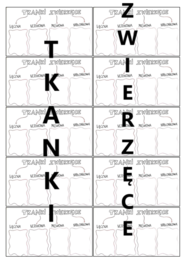 TKANKI ZWIERZĘCE - MINI WKLEJKA