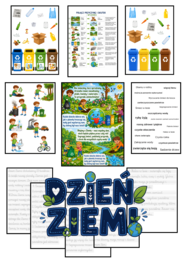 Dzień Ziemi – zestaw 11 kart pracy + piosenka (klasy 1–3)