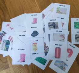 Głoska SZ- gra "ja mam, kto ma?"