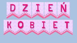Dzień kobiet - napis