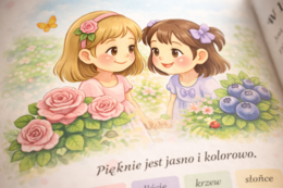 Róża i Jagoda – książeczka obrazkowa do rozmów