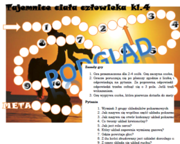 Tajemnice ciała człowieka - przyrodnicza gra planszowa