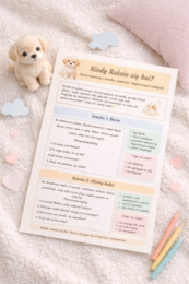 Kiedy Reksio się boi? – karta rozmowy