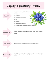 Róża je jagody, a Jagoda zbiera róże dla mamy. Zestaw kart pracy.