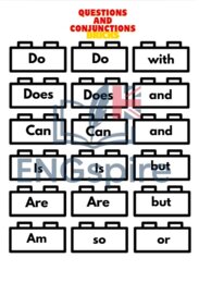 LEGO Grammar Fun – Present Simple, to be i can w formie gry