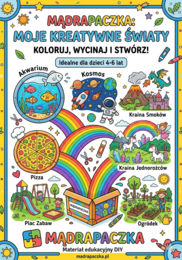 Moje Kreatywne Światy – Wielki Zestaw Wycinanek i Kolorowanek DIY (7 Tematów)