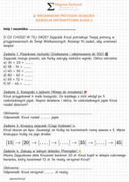 Wielkanocna Matematyka: Przygoda Zajączka – Karta Pracy (Klasa 2)