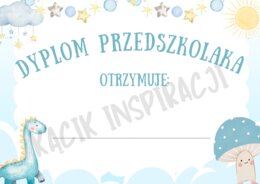 DYPLOMY NA DZIEN PRZEDSZKOLAKA 💜