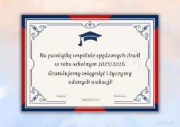 Wklejki do książek na zakończenie roku szkolnego