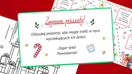 Mikołajki - gra "Zaginione prezenty"