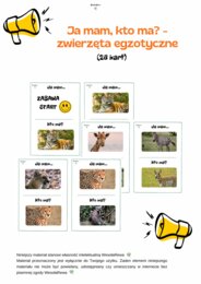 Ja mam, kto ma - zwierzęta egzotyczne