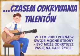 TEN ROK SZKOLNY BĘDZIE... - gazetka motywacyjna na rozpoczęcie roku szkolnego, grafika XXL