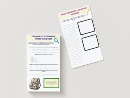 Zabawa w tropienie śladów. Szukanie w okolicy śladów przyrody