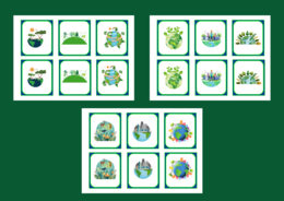 DZIEŃ ZIEMI – memory – 42 szt. – biblioteka – przedszkole – świetlica