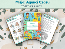 Grywalizacyjna Karta Pracy: Agenci Czasu (Together 4 Unit 7 | Present Simple | Daily Routine) + KLUCZ