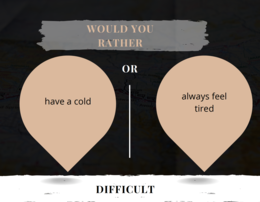 Would You Rather Ice Breaker