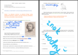 II część Dziadów - słownictwo, rozprawka