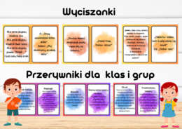 Wyciszanki, Przerywniki - dla grup i klas - zbudujmy ciszę razem