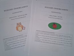 Wiosenny Dwupak Arkuszy Próbnych E8 z Matematyki (Edycja Sowa i Biedronka)