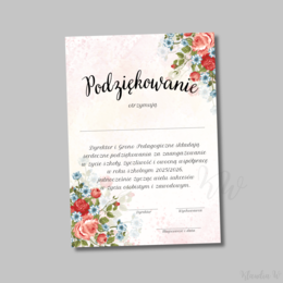 Podziękowania dla Rodziców - szkoła