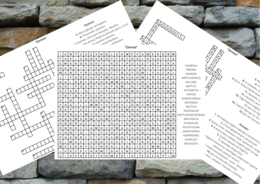 "ZEMSTA" – krzyżówka, wykreślanka – lektury obowiązkowe kl.7-8