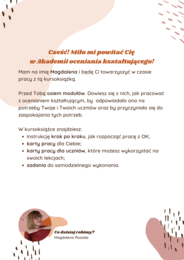 Kursoksiążka: Akademia oceniania kształtującego