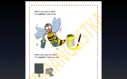 Rymowanki z zawodami - j.angielski