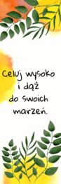 zakładka do książki - liście