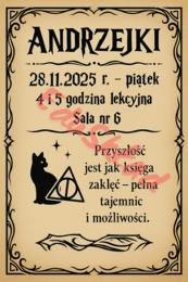 🪄 Andrzejkowa Strefa Wróżb – zestaw plakatów i wróżb dla szkoły