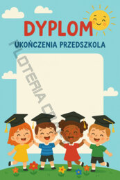 Dyplom ukończenia przedszkola